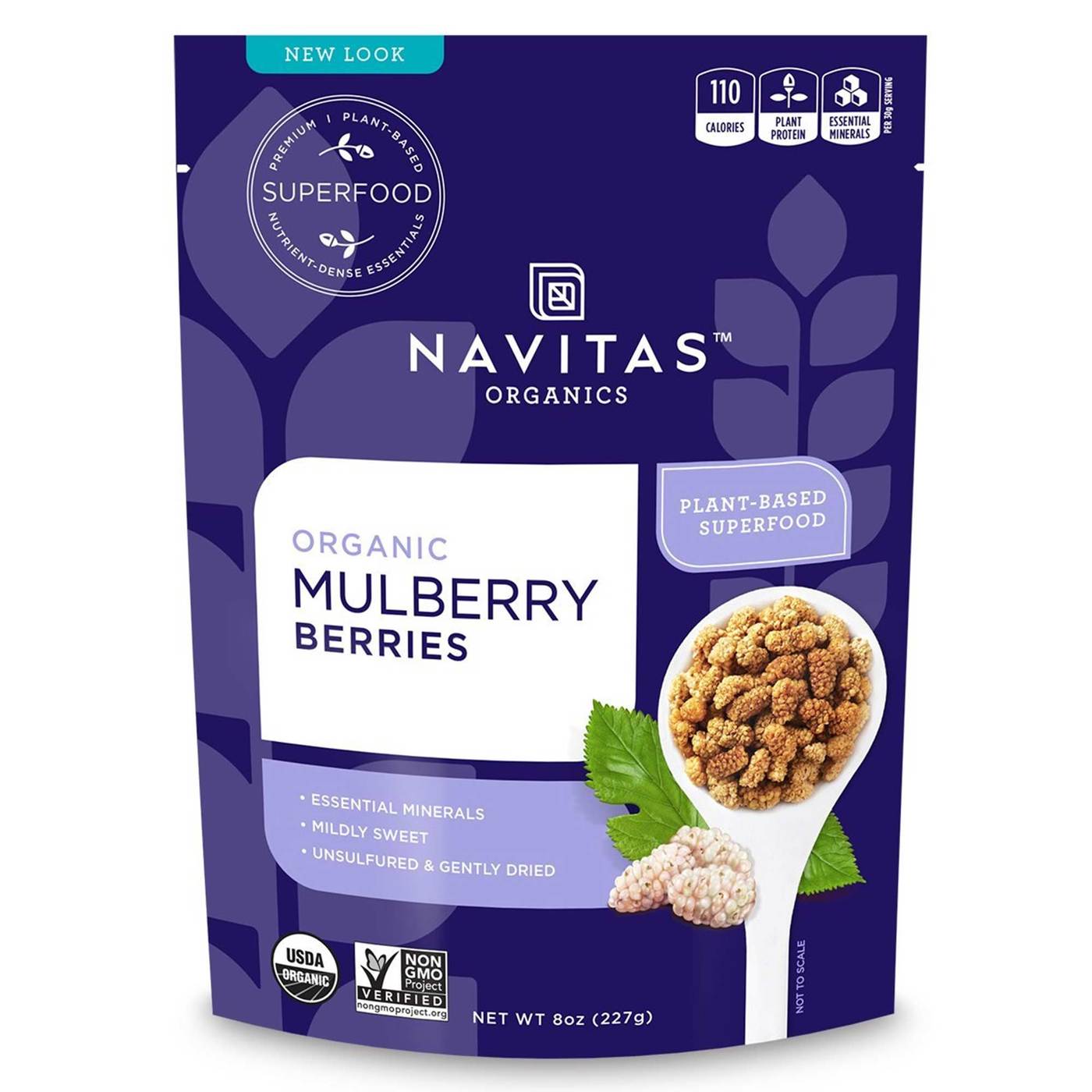 NAVITAS ORGANICS Mulberry Berries, 227g