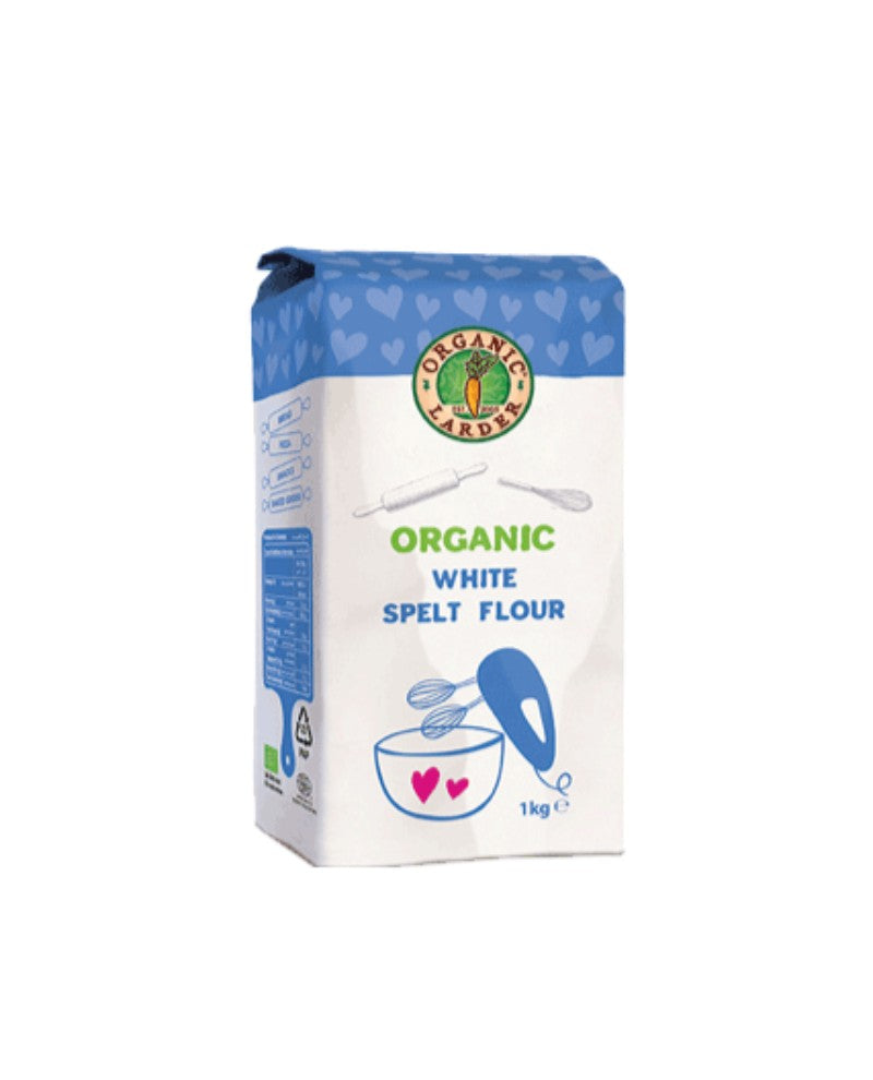 ORGANIC LARDER Organic White Spelt Flour, 1Kg
