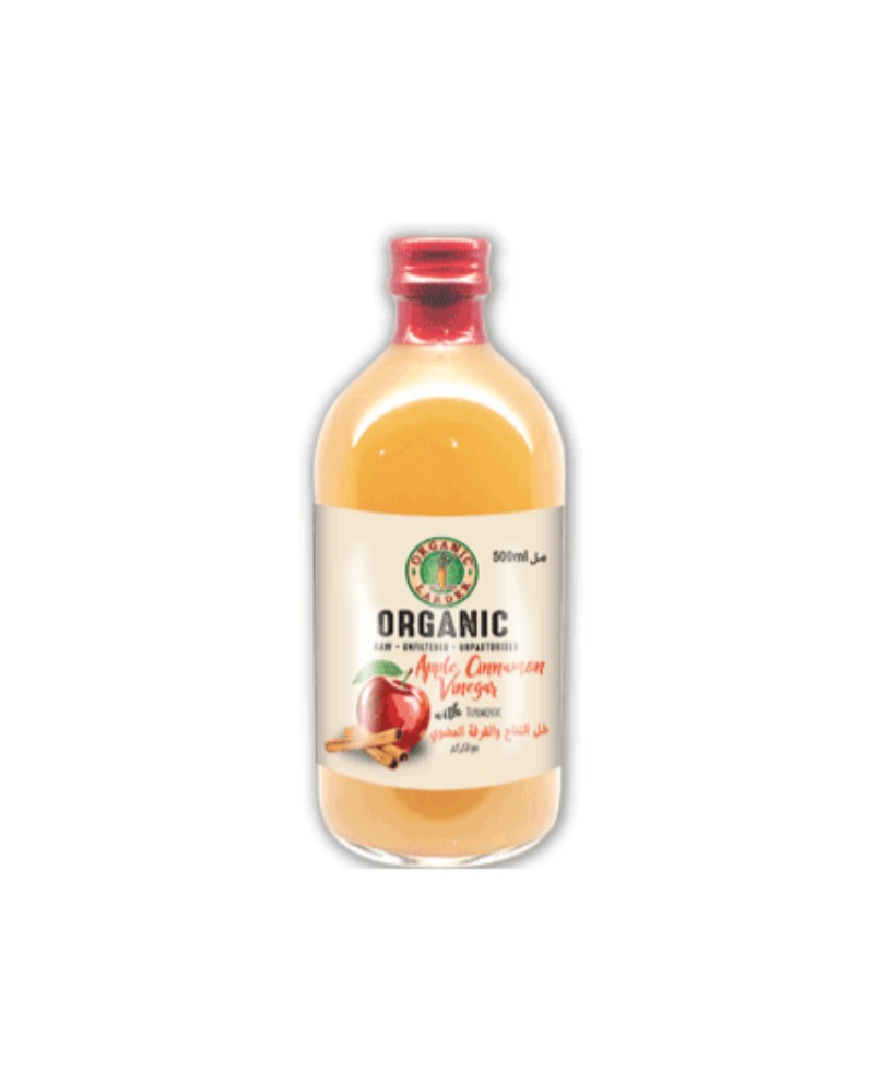 ORGANIC LARDER Apple Cinnamon Vinegar, 500ml - Organic