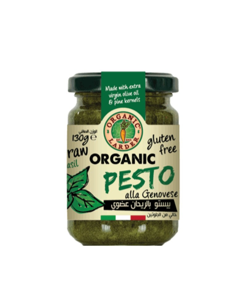ORGANIC LARDER Pesto Alla Genovese, 130g - Organic, Gluten Free