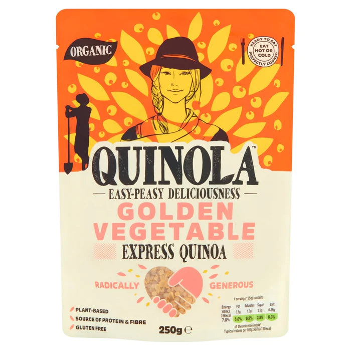 MOTHER GRAIN Quinola Organic Express Quinoa Golden Vegetables, 250g