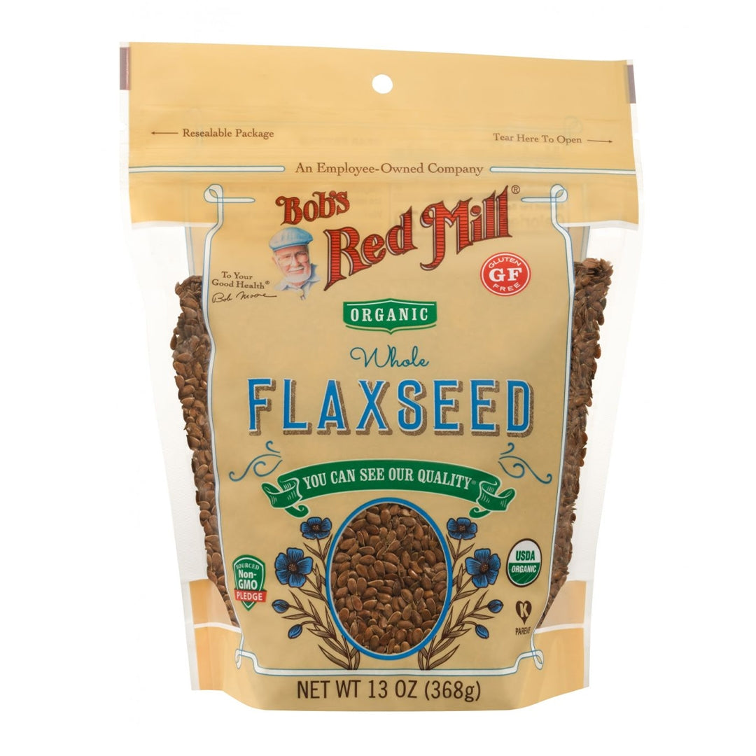 BOB'S RED MILL Organic Whole Flaxseeds, 368g