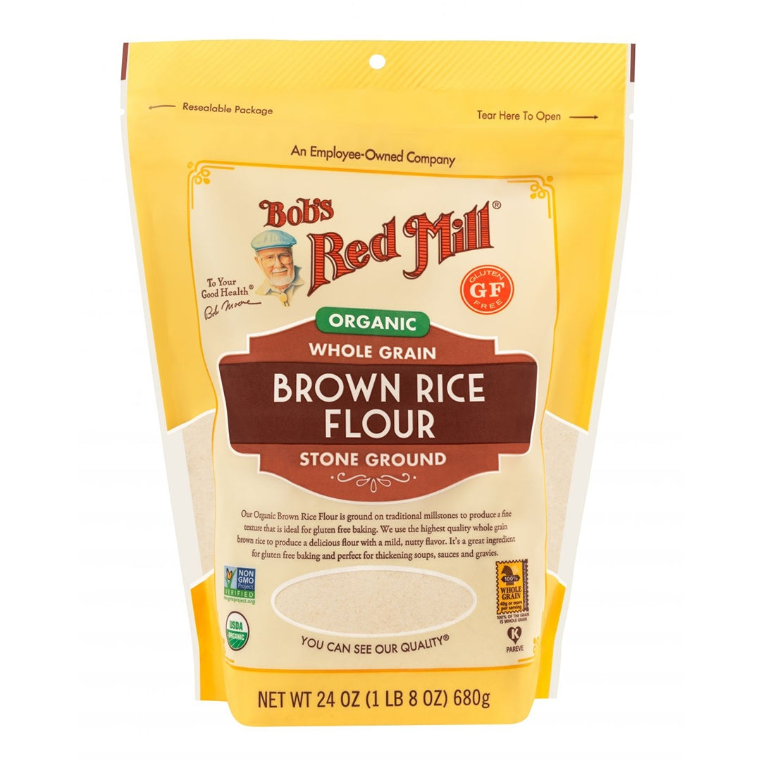 BOB'S RED MILL Organic Wholegrain Brown Rice Flour, 680g