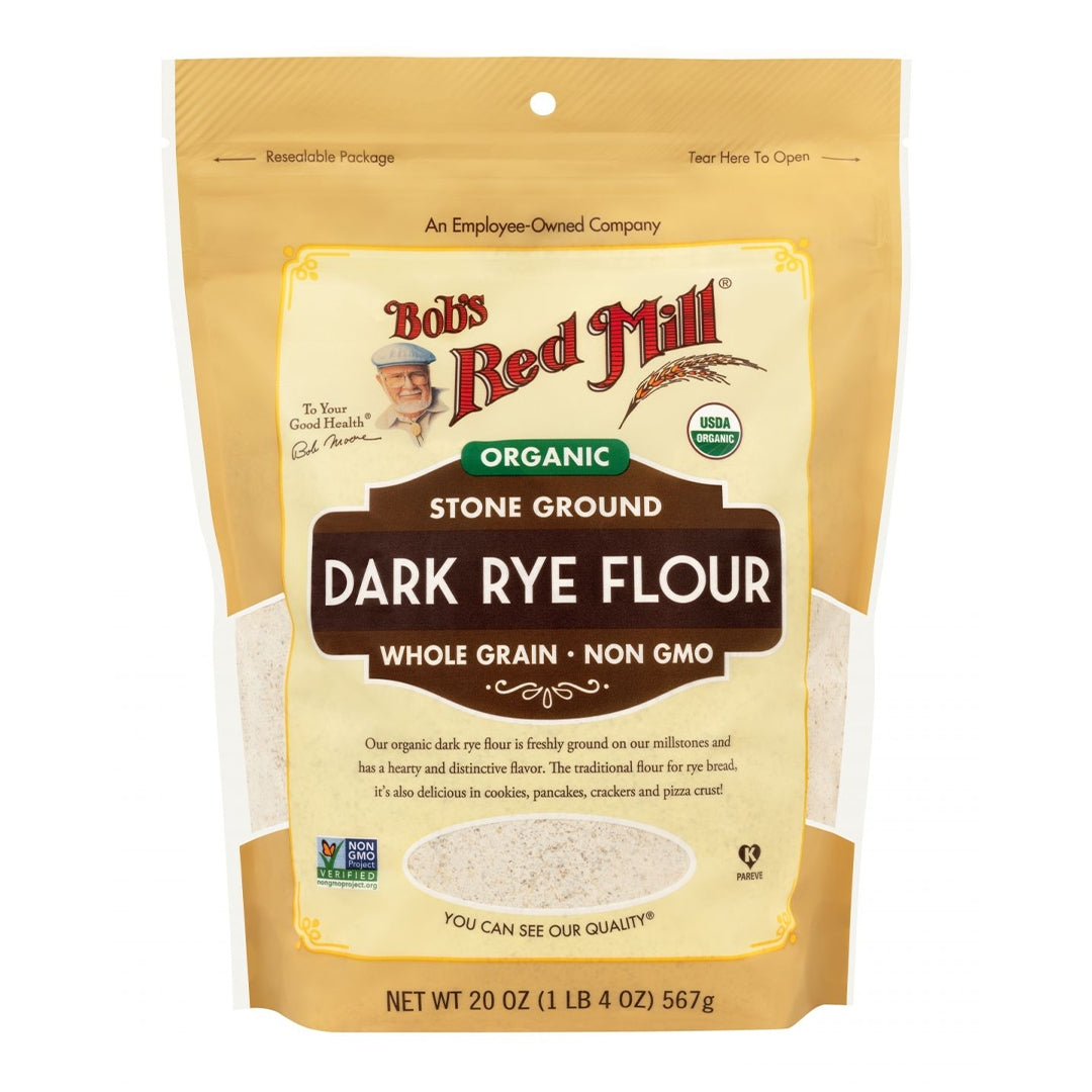 BOB'S RED MILL Organic Dark Rye Flour, 567g