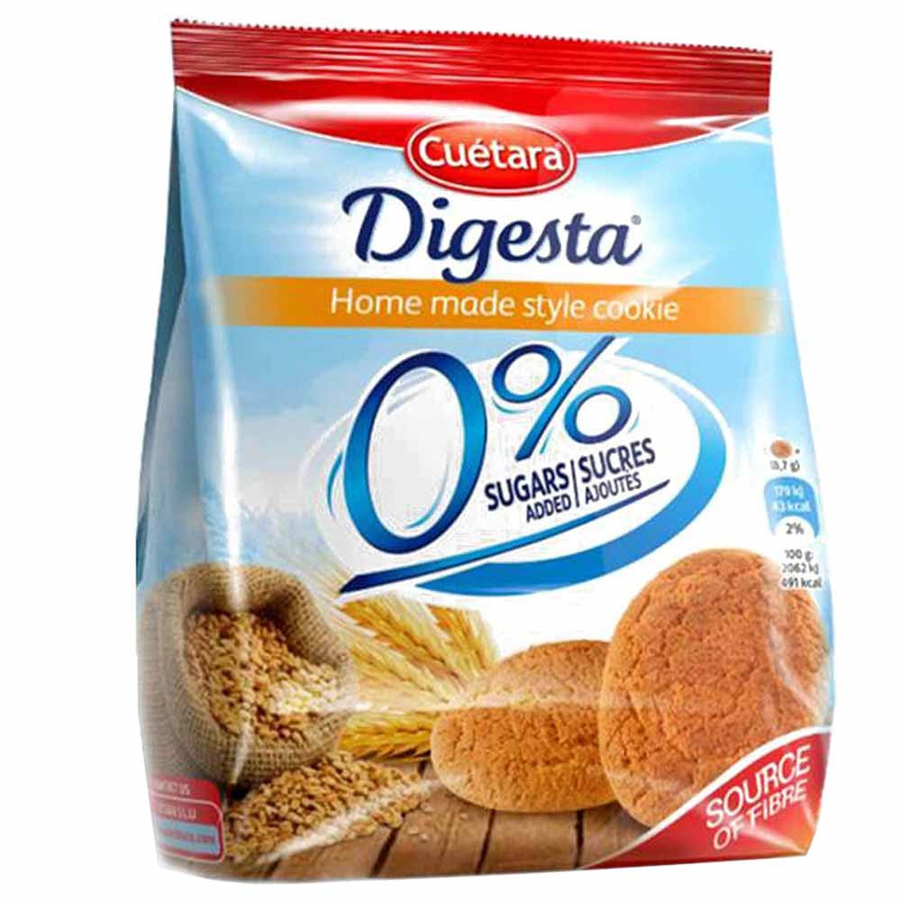 CUETARA Digesta Light Home Made Style Cookie 0% Sugar Added, 150g