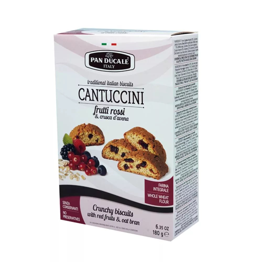 PAN DUCALE Crunchy Red Fruits And Oat Bran, 180g