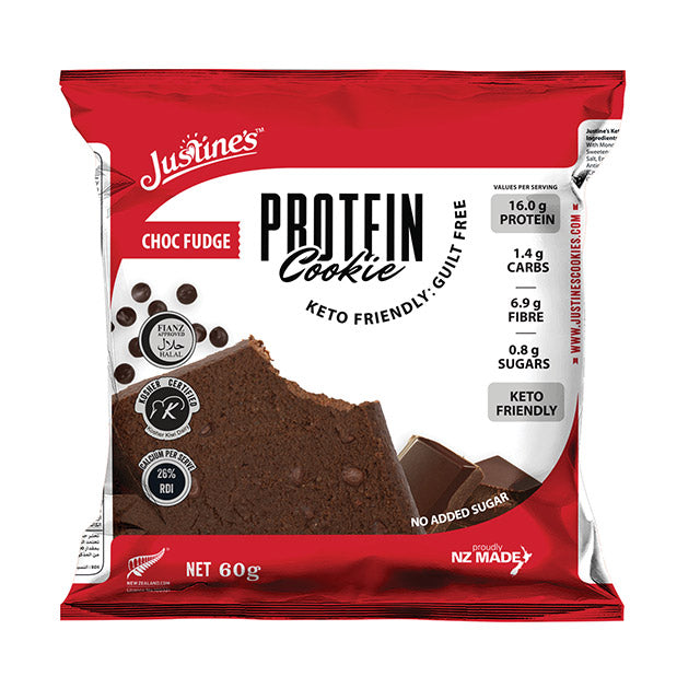 JUSTINE'S Choco Fudge Protein Cookie, 60g