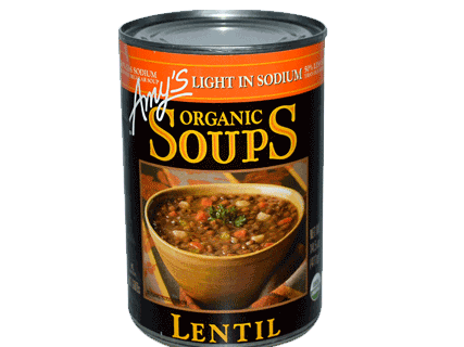 AMY'S Lentil Soups, 411g