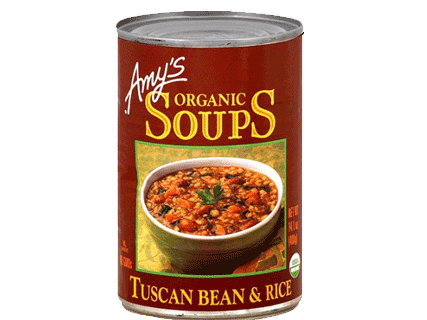 AMY'S Tuscan Bean & Rice Soup, 400gm