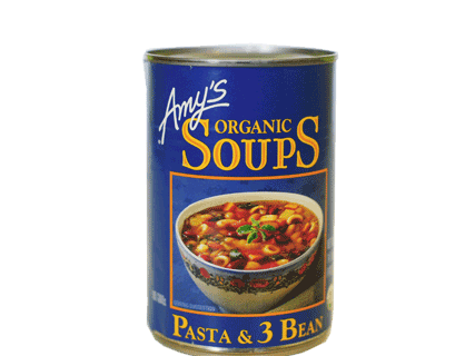 AMY'S Soups Pasta And 3 Bean, 400gm