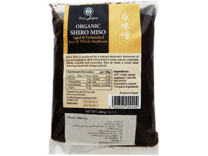 MUSO Shiro Miso - Aged and Fermented Rice and Whole Soybeans, 400g