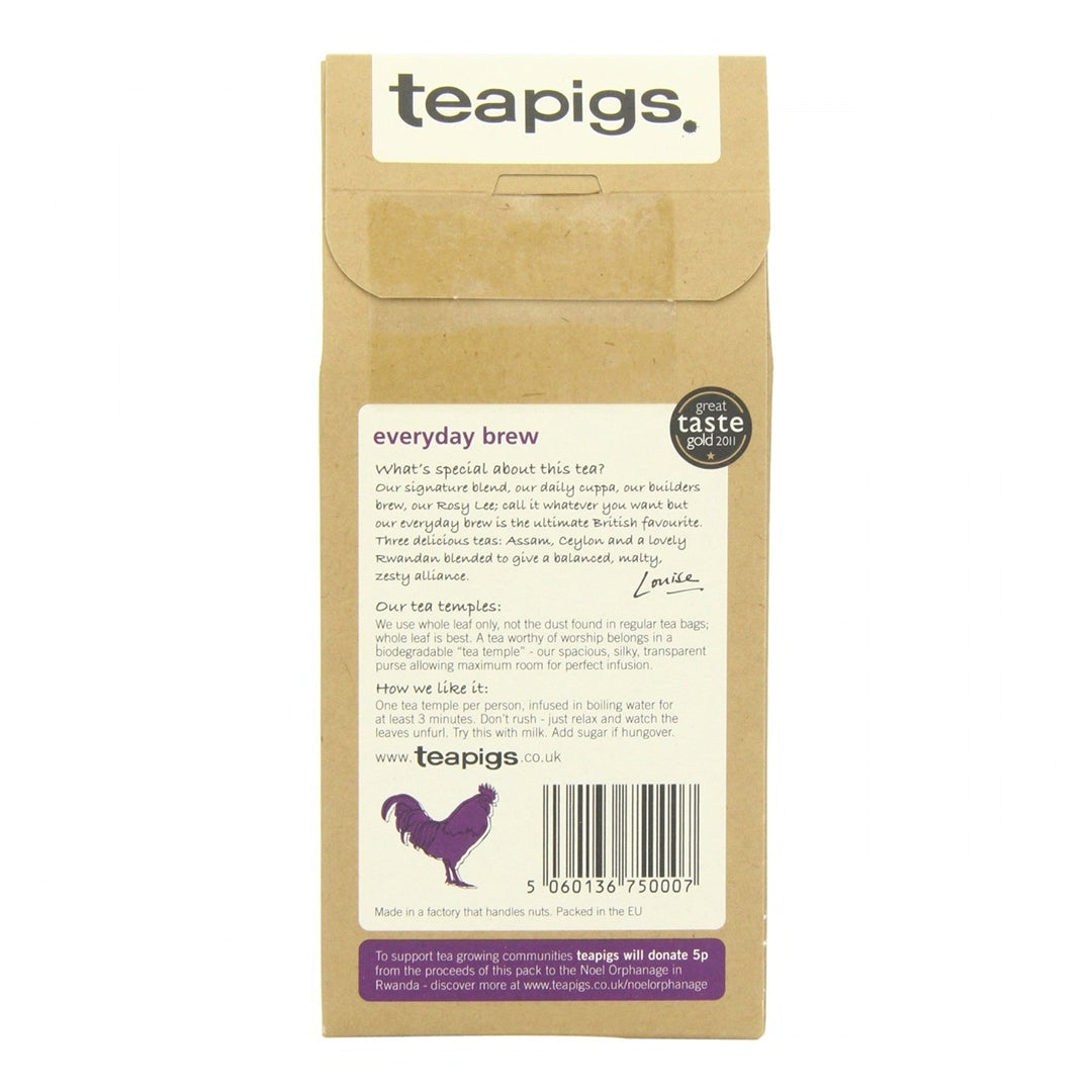 TEAPIGS Everyday Brew Tea - 15 Temples, 50g