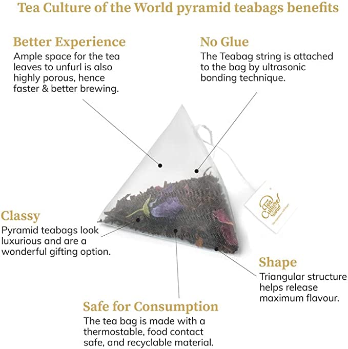 TEA CULTURE OF THE WORLD Refreshing Lemon Honey Tea (Pack Of 16), 32g