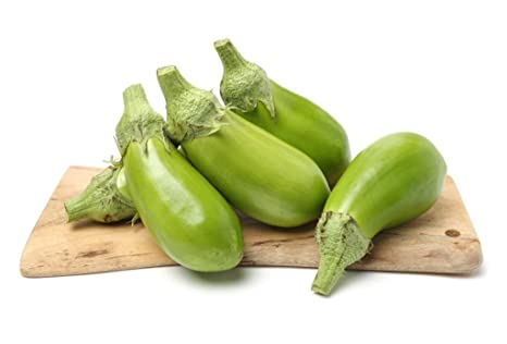 FRESH Green Eggplants, 1Kg (3 to 5 Pcs)