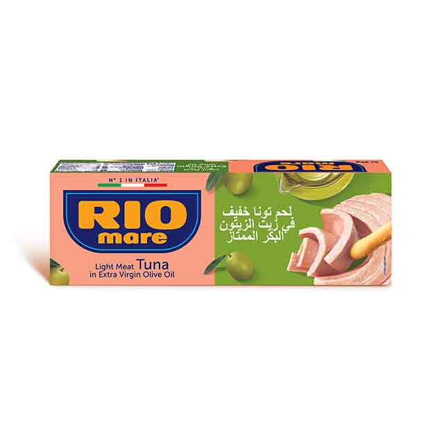 RIO MARE Light Meat Tuna in Extra Virgin Olive Oil, 80g - Pack of 3