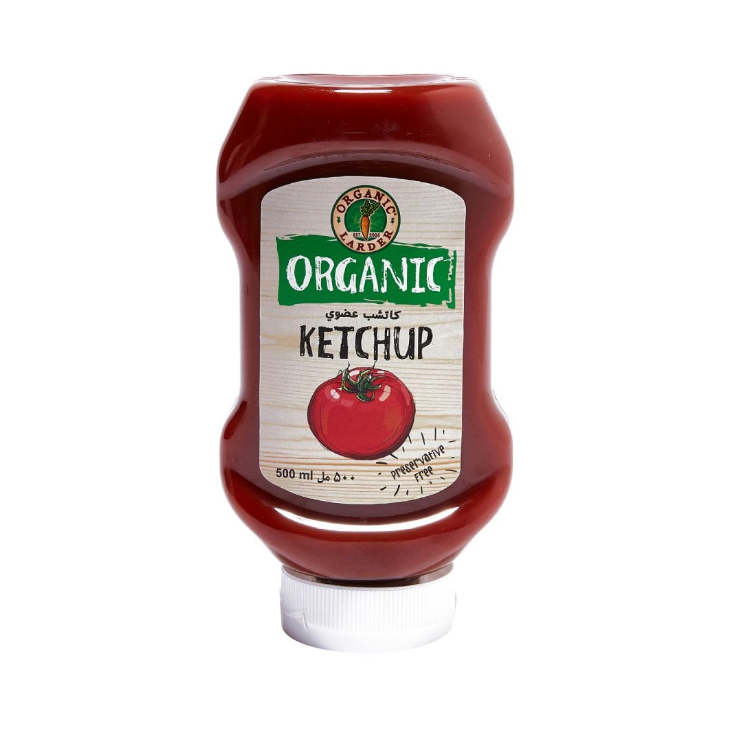 ORGANIC LARDER Ketchup, 500ml