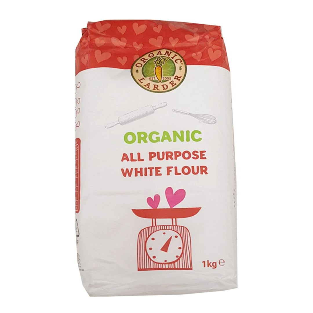 ORGANIC LARDER All Purpose White Flour, 1Kg - Organic, Gluten Free, Natural