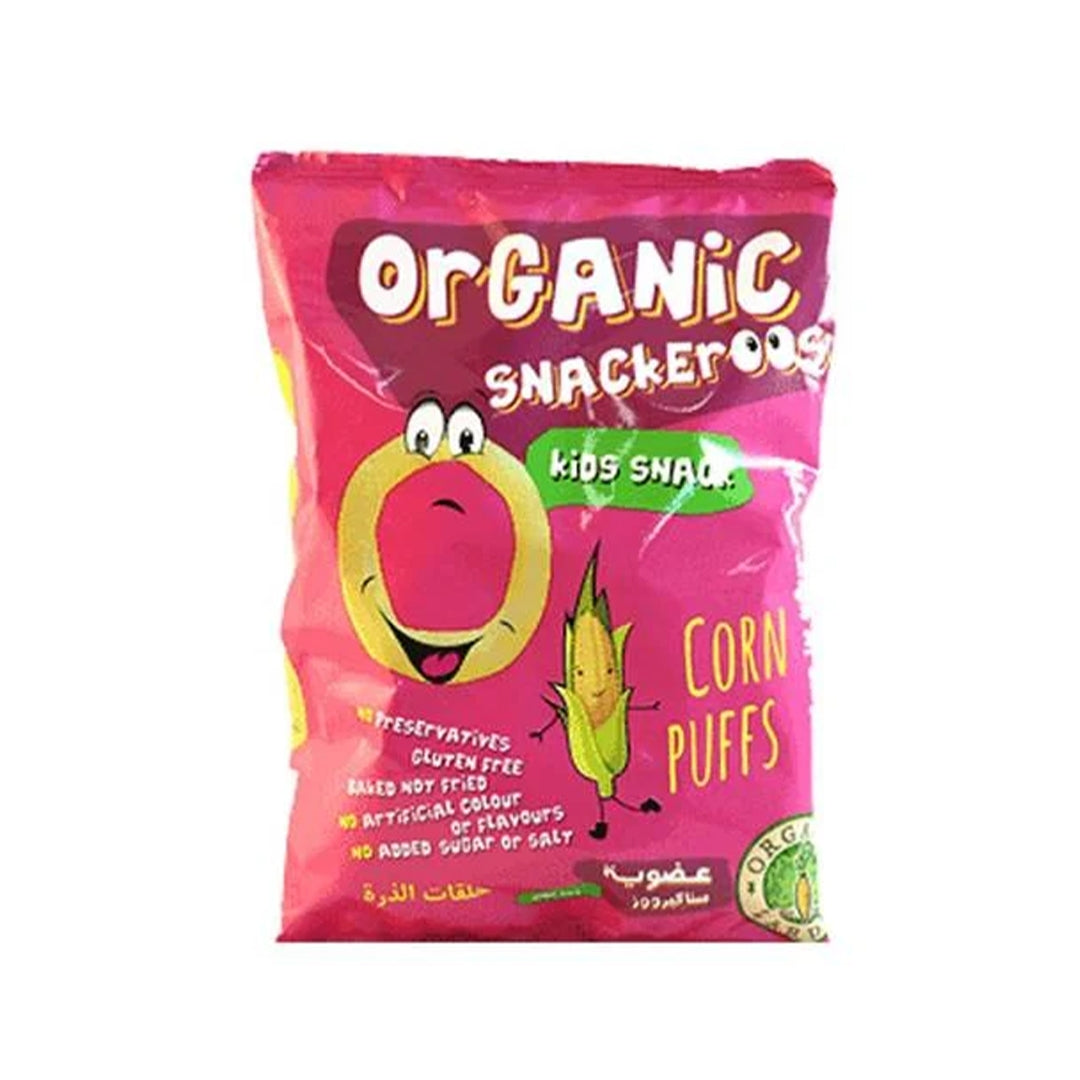 ORGANIC LARDER Snackeroos Corn Puffs, 15g - Organic, Gluten Free