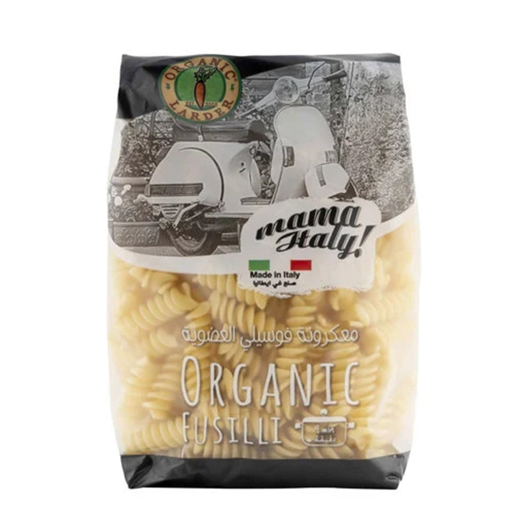 ORGANIC LARDER Fusilli Pasta, 500g - Organic, Vegan