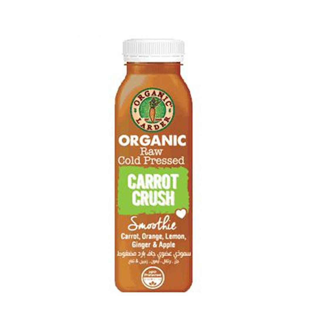 ORGANIC LARDER Carrot Crush Smoothie, 300ml - Organic, Vegan, Gluten Free