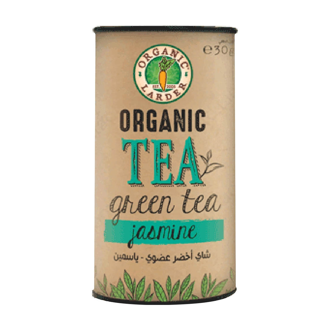 ORGANIC LARDER Green Tea Jasmine, 30g - Organic, Vegan, Natural