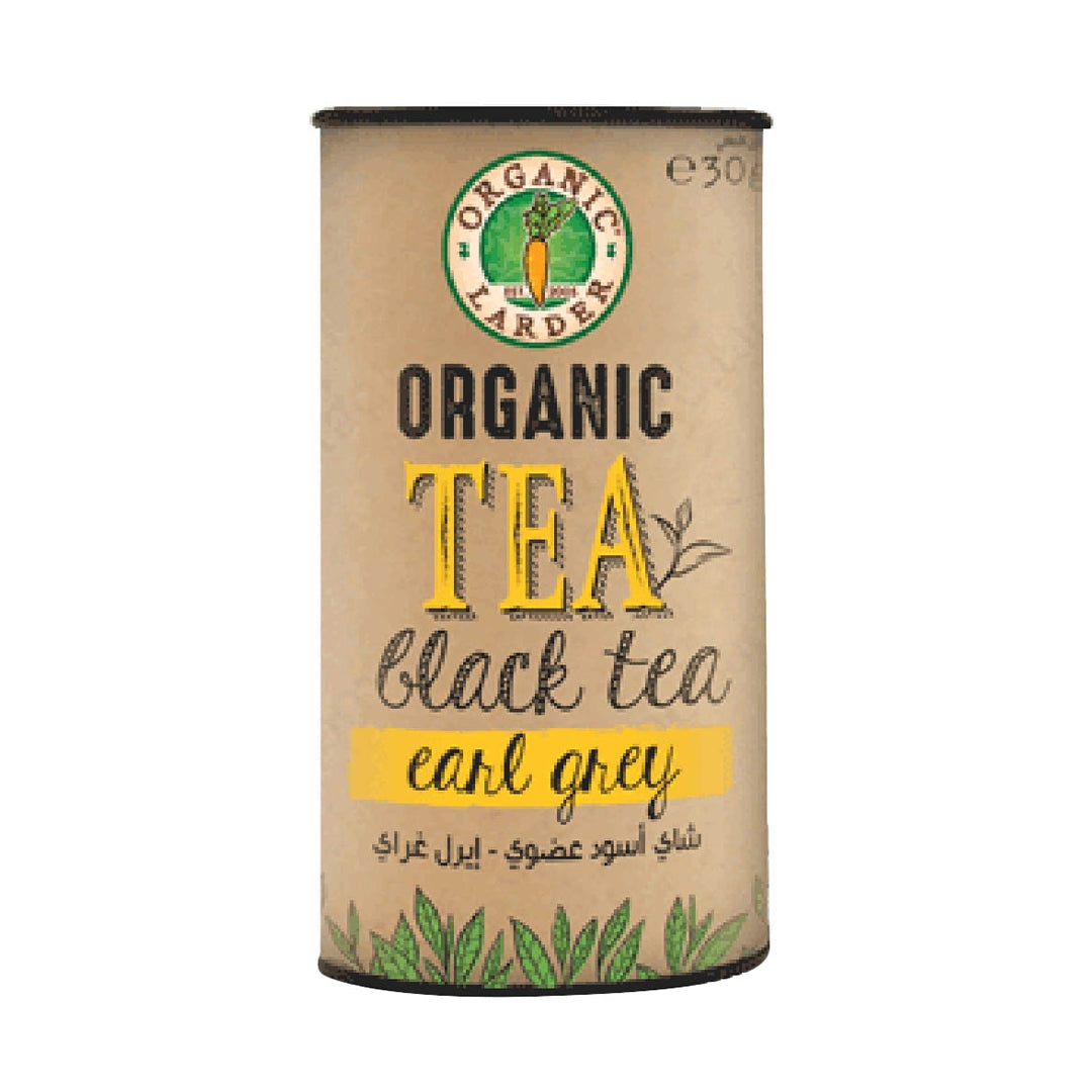 ORGANIC LARDER Black Tea, Earl Grey, 30g - Organic, Vegan, Natural