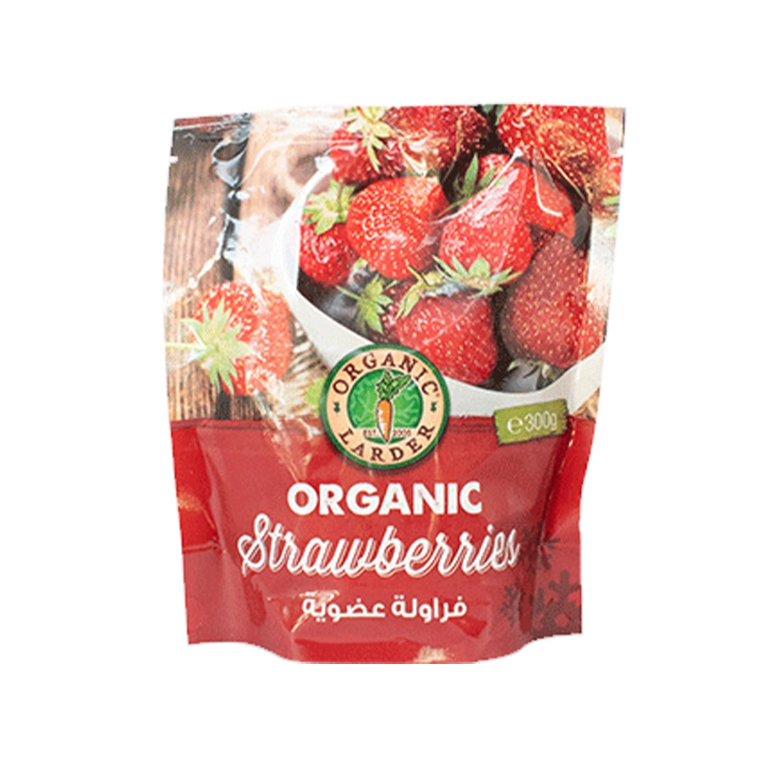 ORGANIC LARDER Frozen Strawberries, 300g