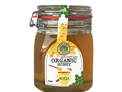 ORGANIC LARDER Organic Raw Honey Acacia, 1Kg