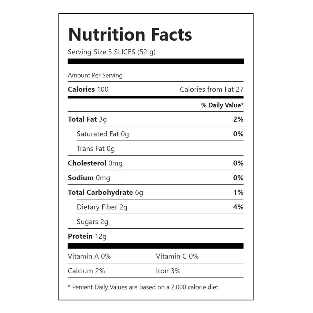 FIELD ROAST Vegetarian Deli Slices, Wild Mushroom, 156g - Vegan