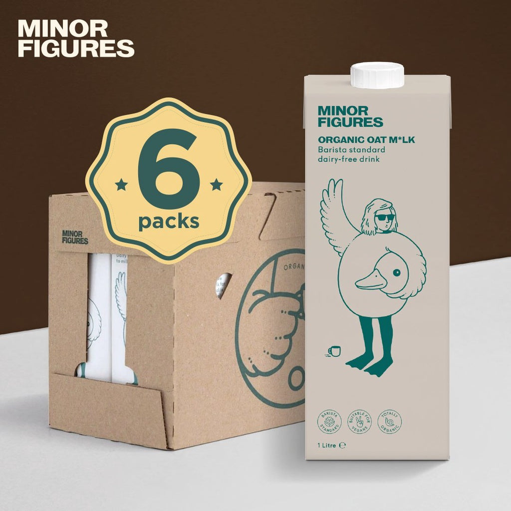 MINOR FIGURES Organic Barista Oat Milk, 1Ltr - Pack Of 6