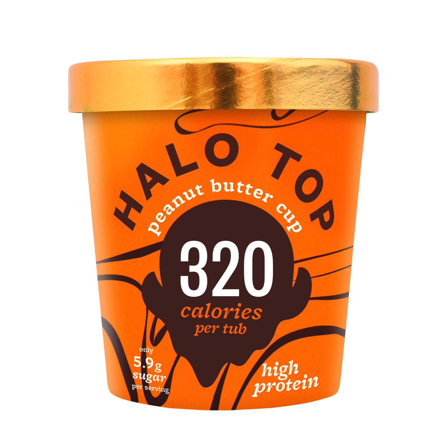 HALO TOP Peanut Butter Cup, 473ml - Hight Protein