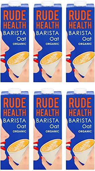 RUDE HEALTH Organic Oat Barista Drink, 1Ltr - Pack Of 6