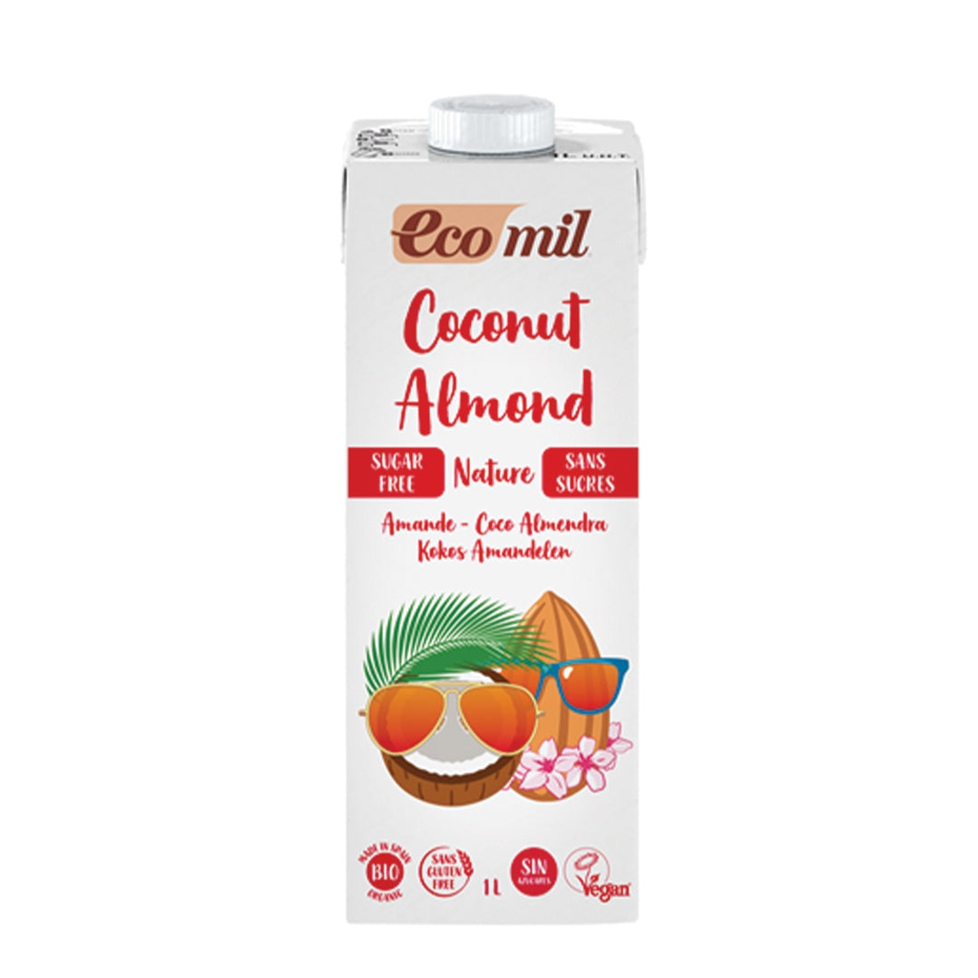 ECOMIL Coconut Almond Milk Nature, 1Ltr