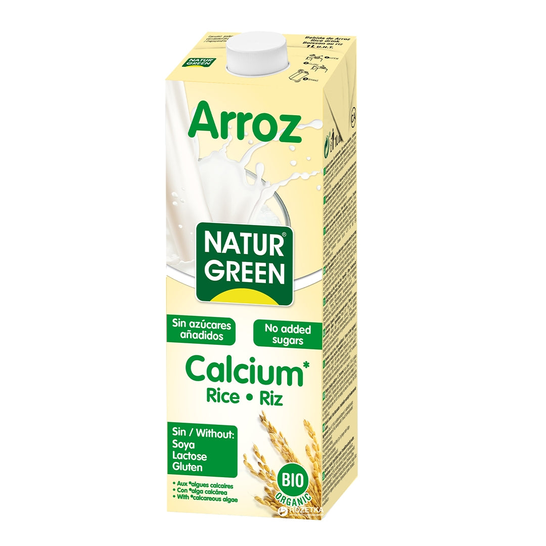 NATURGREEN Rice Drink With Calcium, 1Ltr