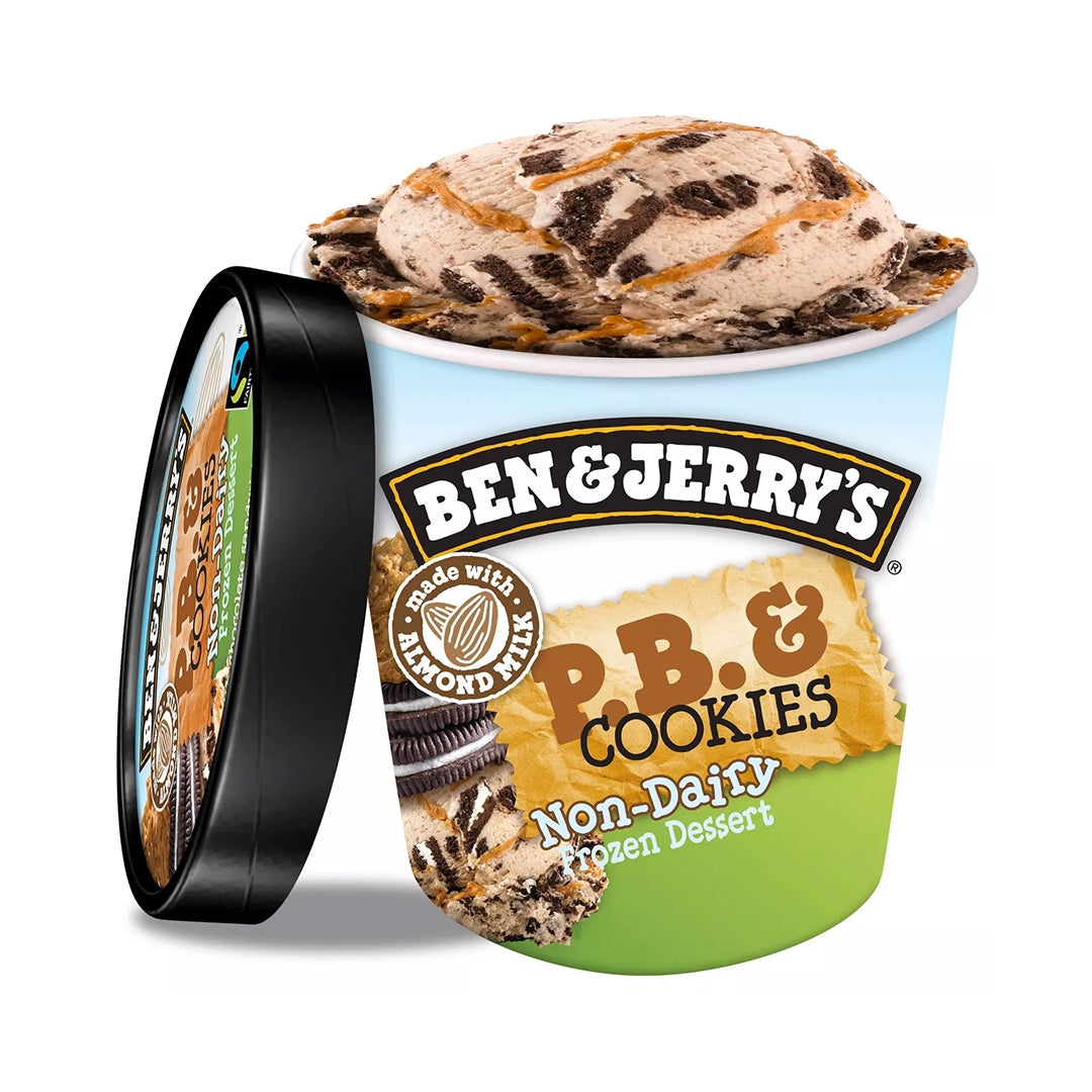 BEN & JERRY'S Peanut Butter & Cookies Ice Cream, 465ml