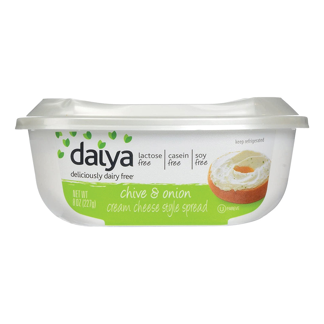 DAIYA Cream Cheese Style Spread, Chives & Onion, 227g