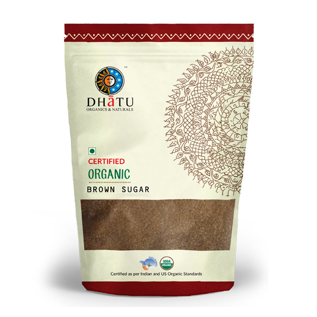 DHATU Organic Brown Sugar, 500g