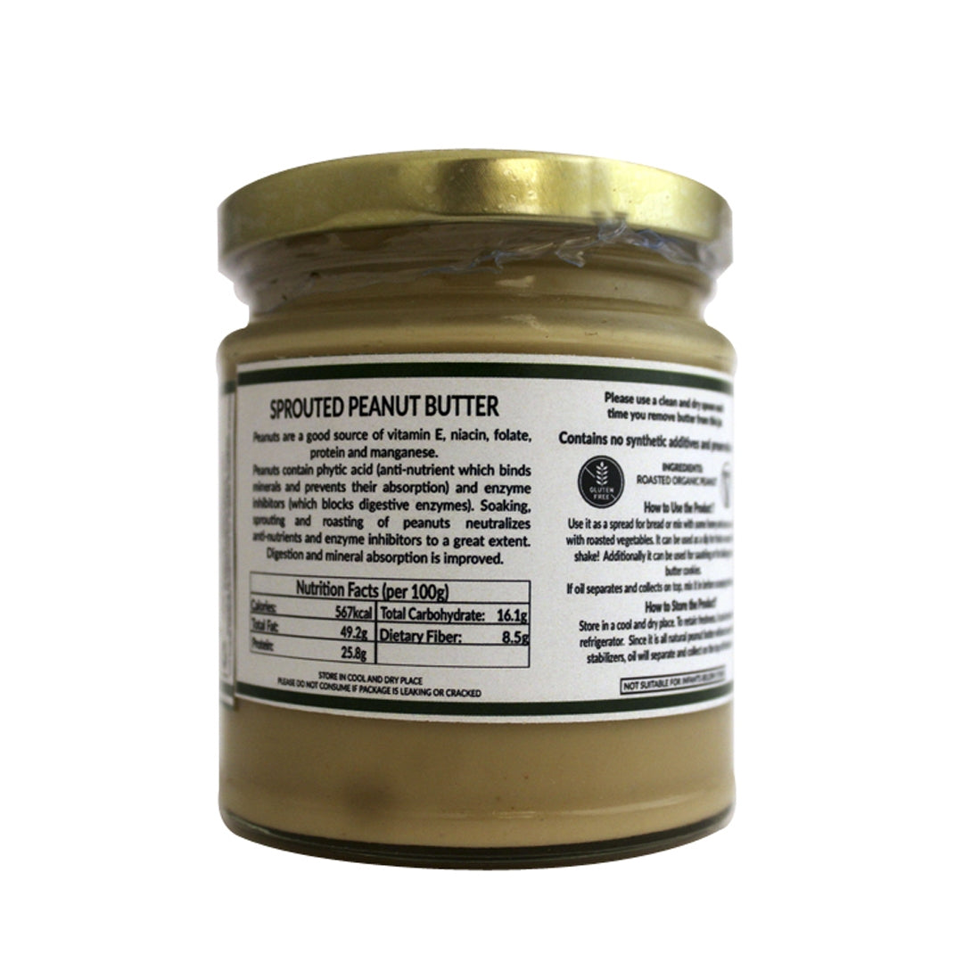 DHATU Organic Sprouted Peanut Butter, 150g
