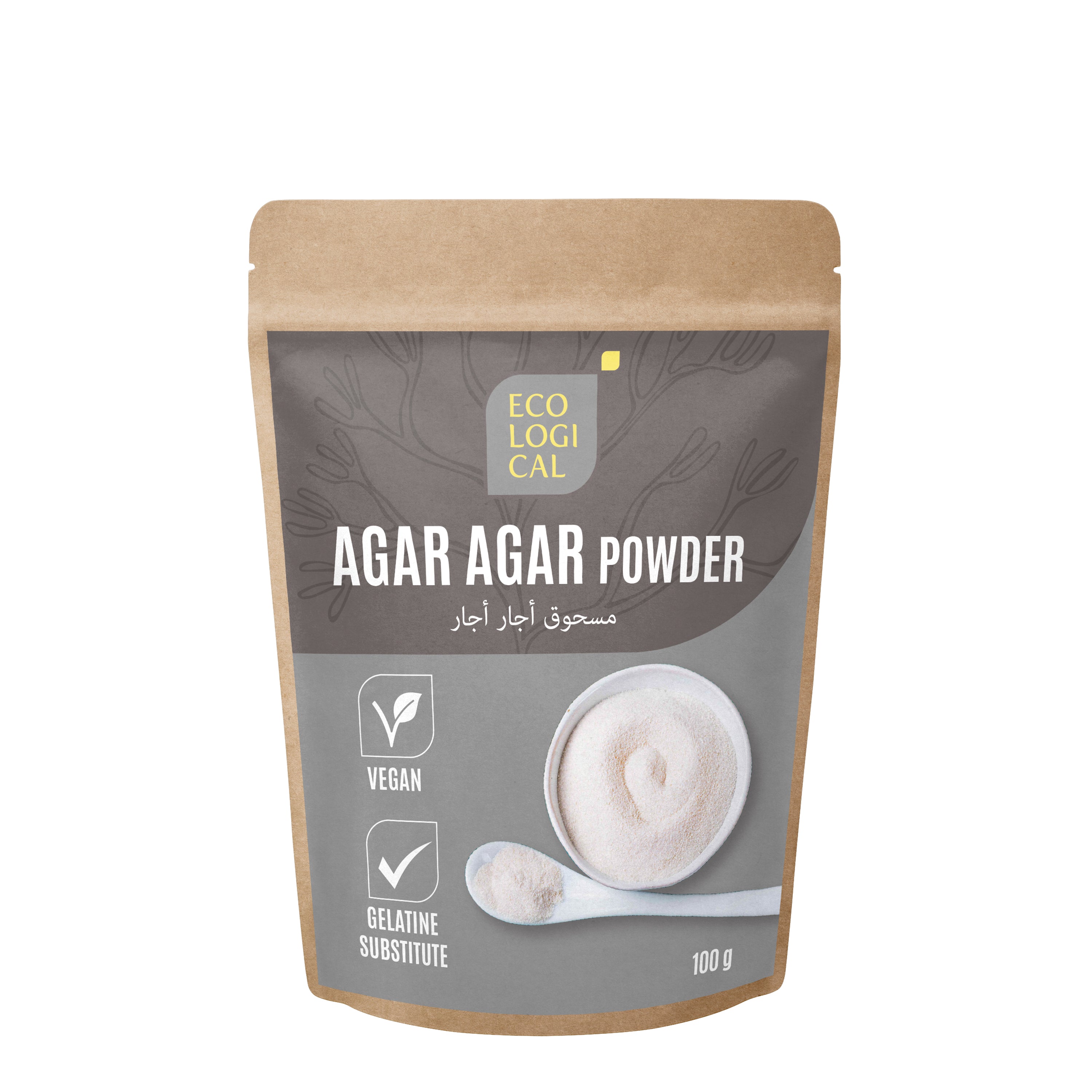 ECOLOGICAL Agar Agar Powder, 100g