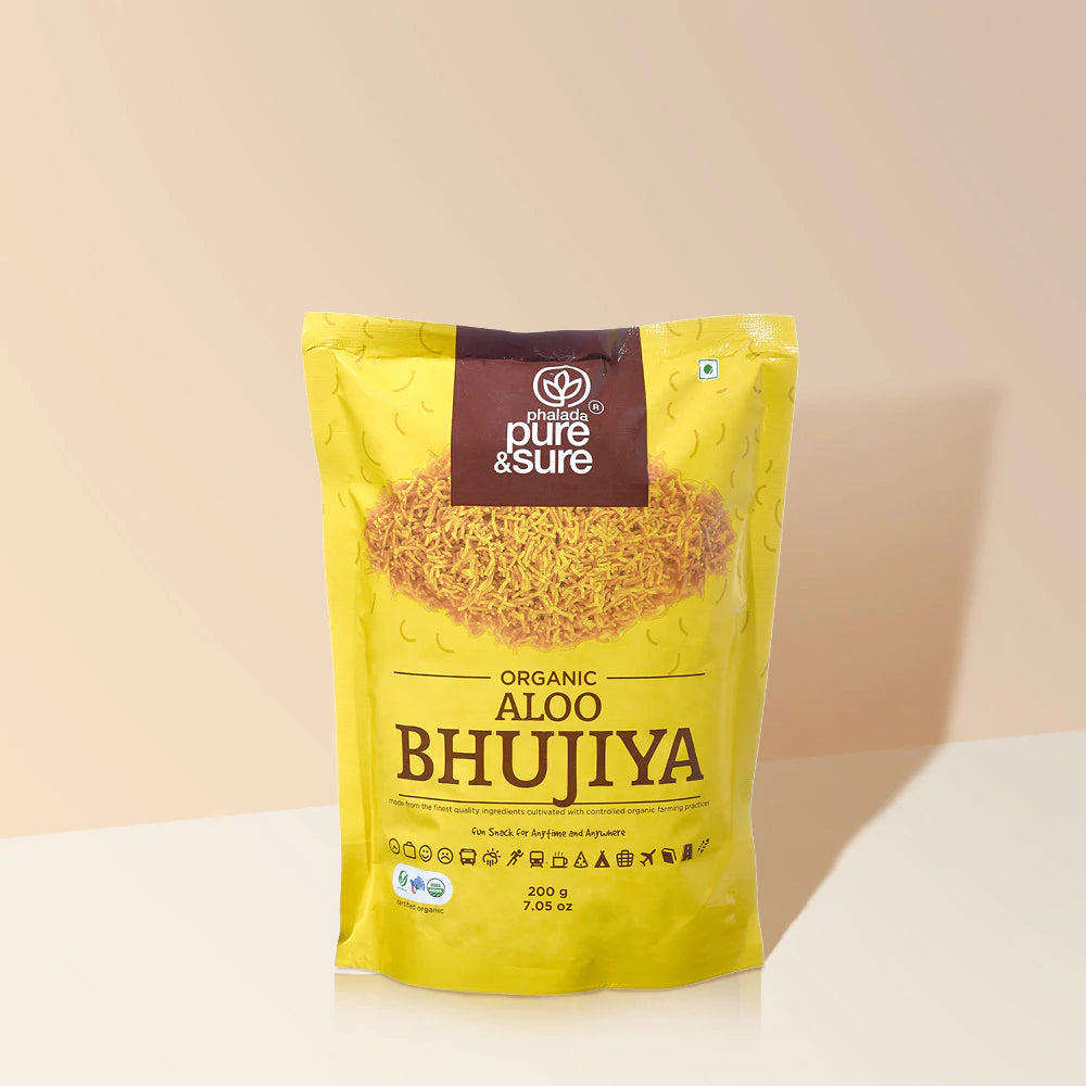 PURE & SURE Organic Aloo Bhujia, 200g