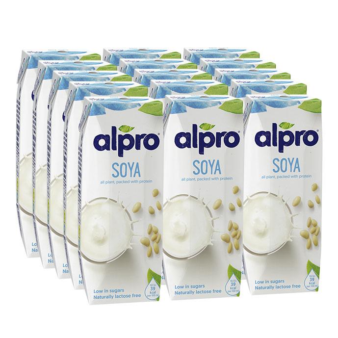 ALPRO Original Soya Drink, 250ml - Pack Of 15
