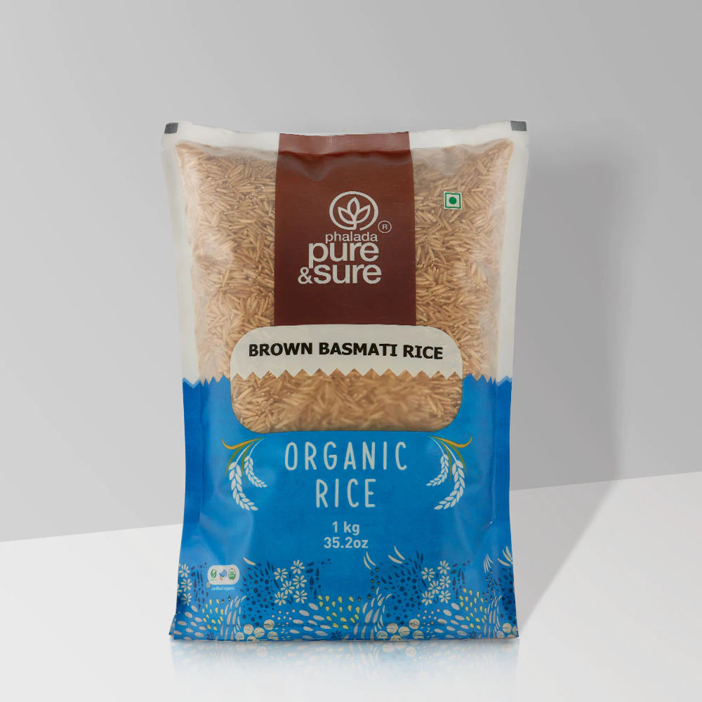 PURE & SURE Organic Basmati Brown Rice, 1kg