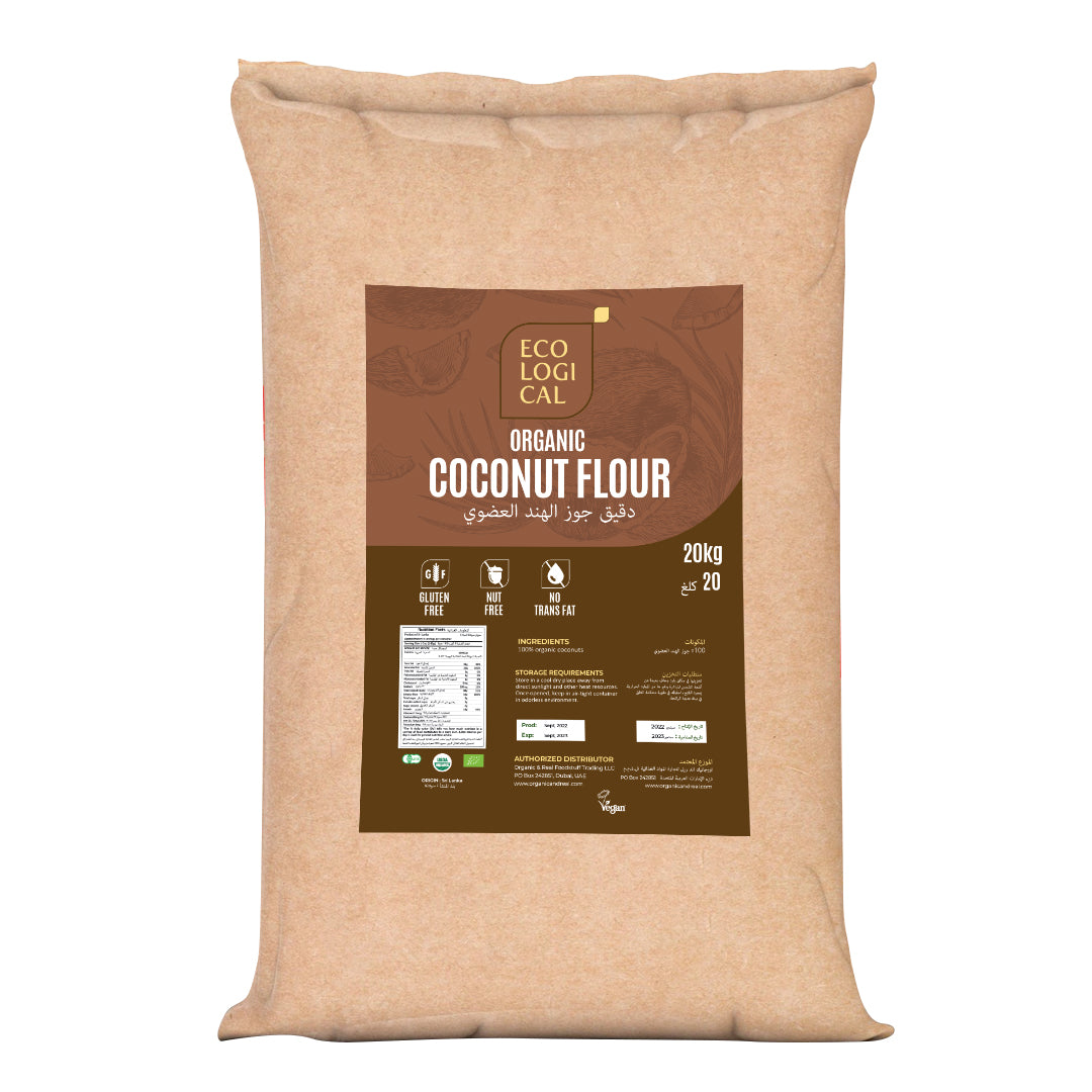 ECOLOGICAL Organic Coconut Flour, 20Kg