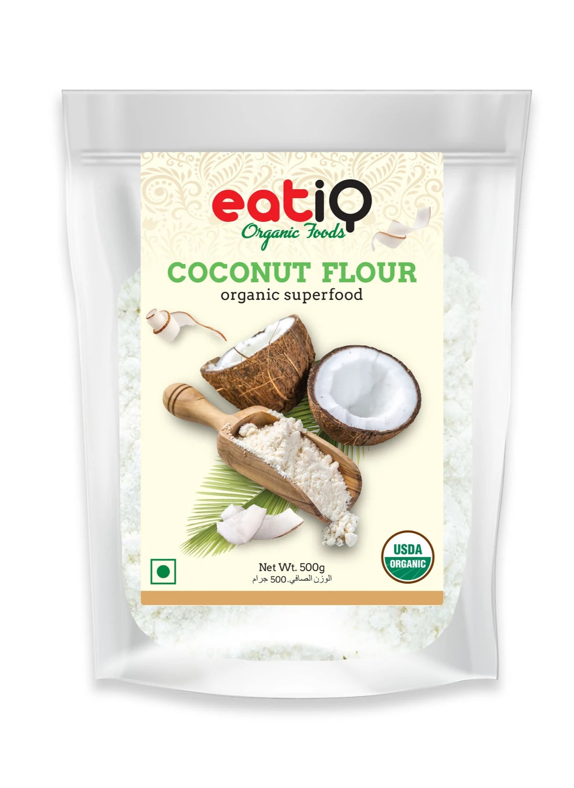 EATIQ ORGANIC FOODS Organic Coconut Flour, 500g