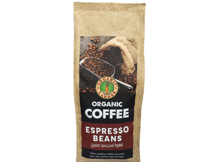 ORGANIC LARDER Organic Coffee Espresso Beans, 1Kg - Organic, Natural