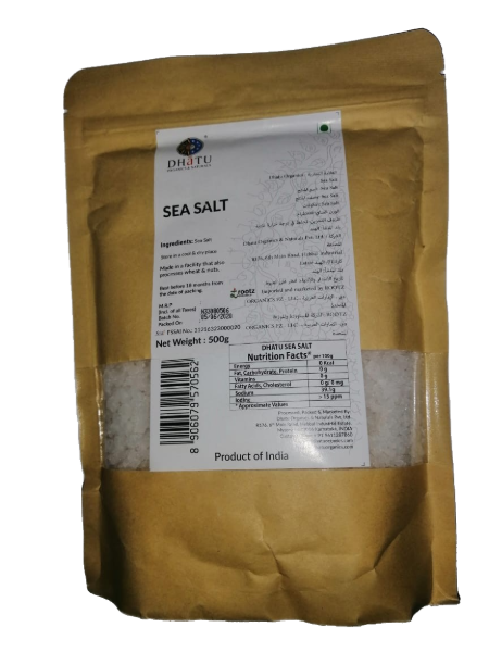 DHATU Sea Salt, 500g