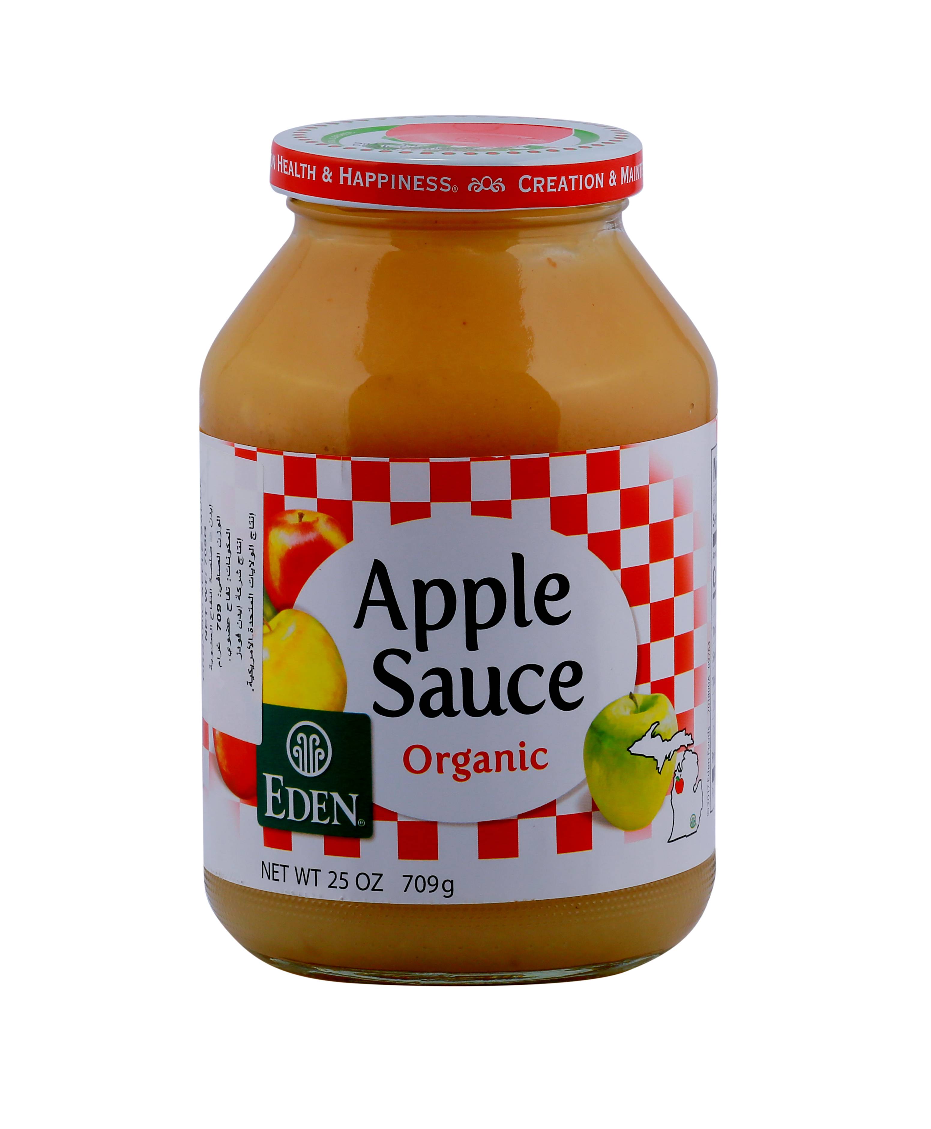 EDEN Apple Sauce Organic, 709g