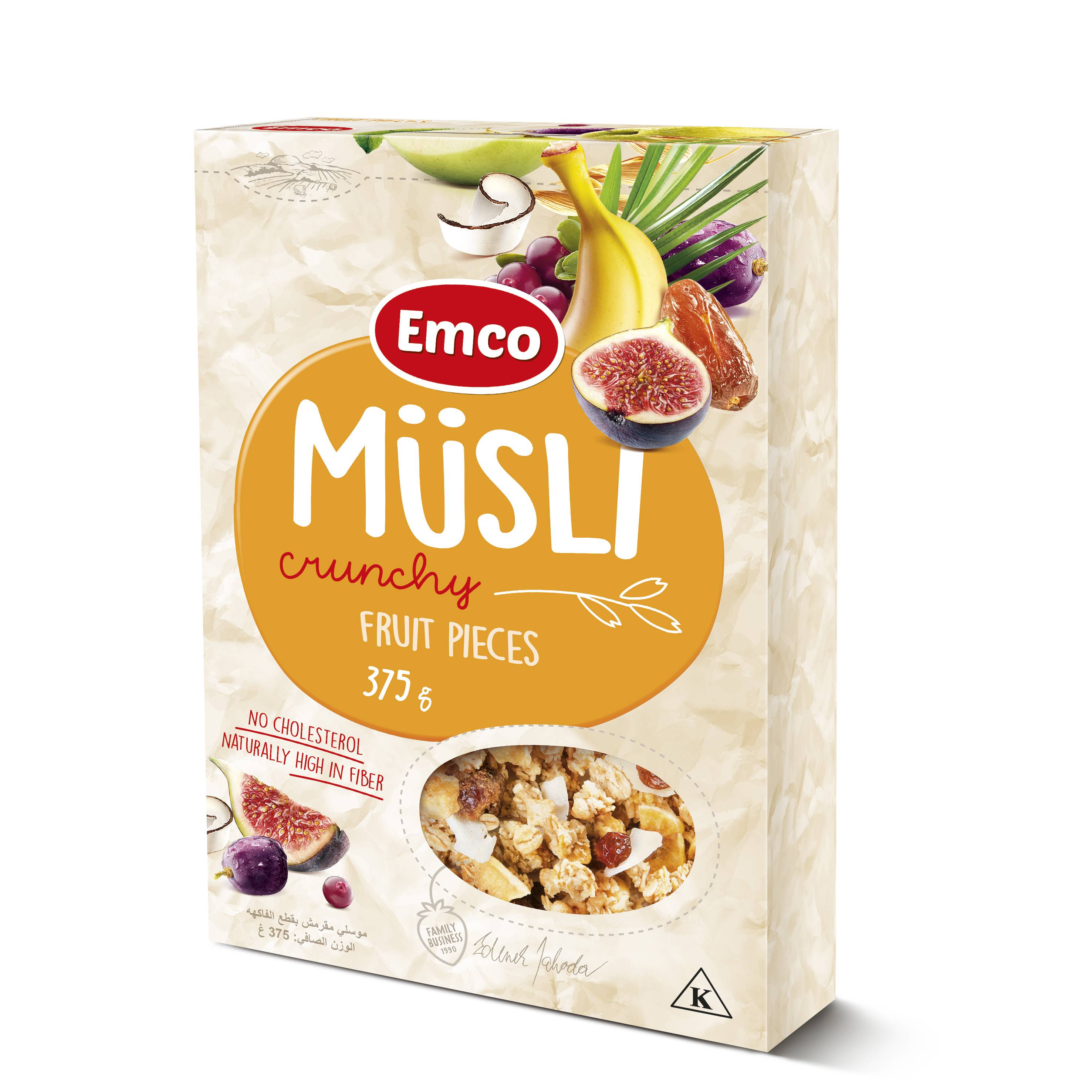 EMCO Crunchy Muesli With Fruit Pieces, 375g