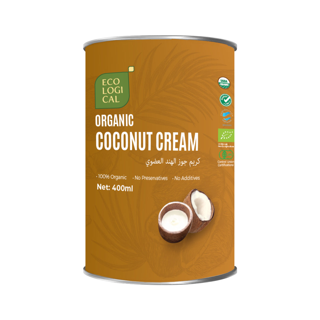 ECOLOGICAL Organic Coconut Cream, 400ml