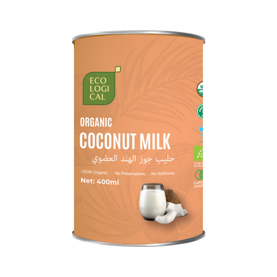 ECOLOGICAL Organic Coconut Milk, 400ml